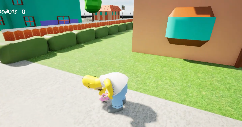 Simpsons donut run!